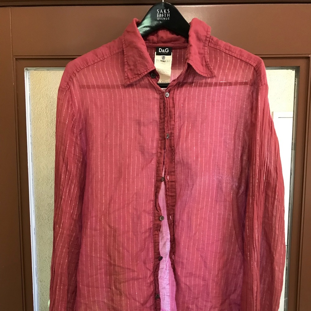 Men’s D&G long sleeved shirt